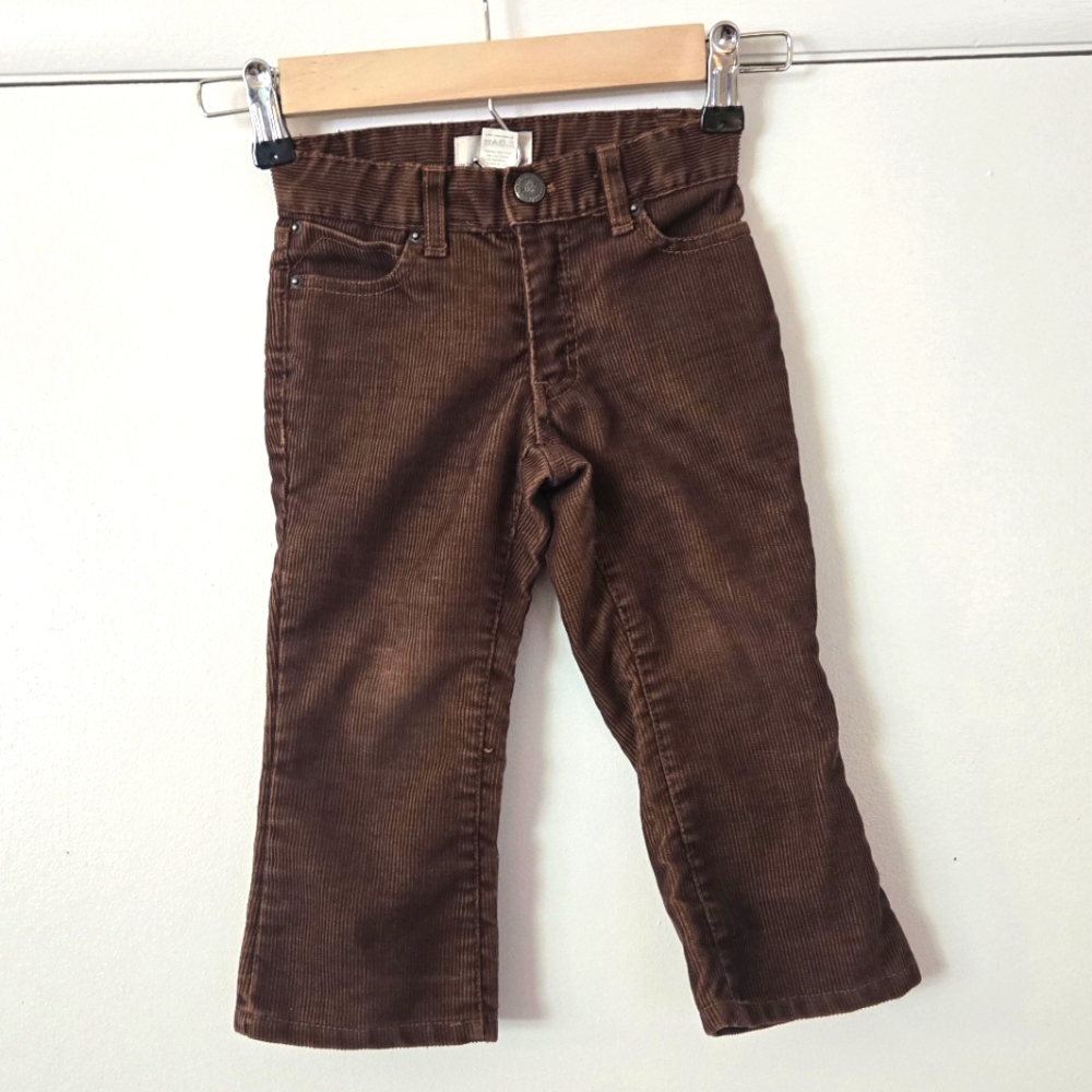 Tea collection toddler brown corduroy pants size 2